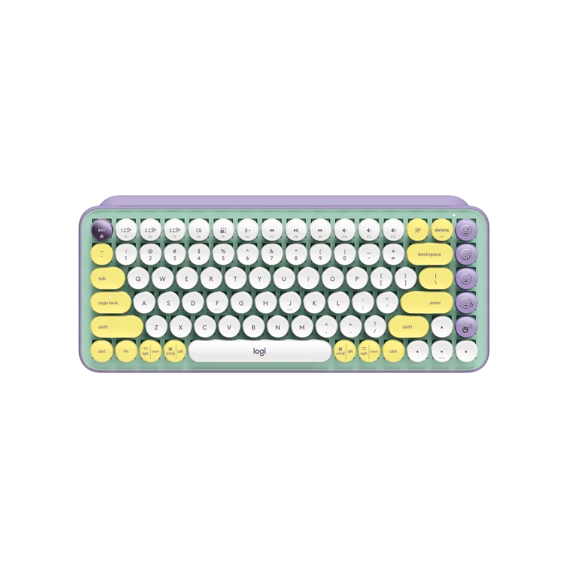 Logitech Keyboard Mechanical Pop Keys Emoji Bluetooth